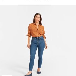 Everlane Curvy High Rise Skinny Jean 25 Crop